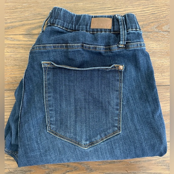 Judy Blue Denim - Judy Blue High Rise Slim Fit Slip‎ On Blue Jeans Size 18W